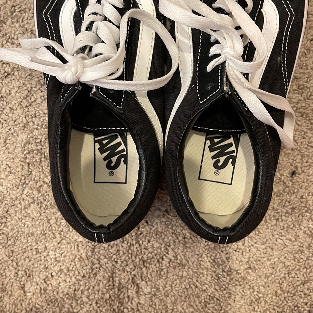 Black and White Vans - Picture 5 of 7